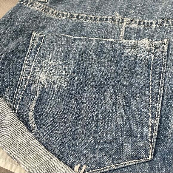 NWT One teaspoon Bandits Low Waist Denim Shorts - Malibu Blue size 29 - Picture 12 of 15